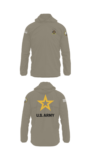 Windbreaker, University of Toledo Army Marksmanship Unit, Army, Teamtime, Team time, sublimation, custom sports apparel, team uniforms, spirit wear, spiritwear, sports uniforms, custom shirts, team store, custom team store, fundraiser sports, apparel fundraiser