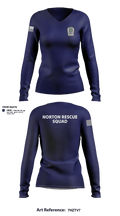 Norton Rescue Squad  Women's Long Sleeve V-neck Shirt - 1