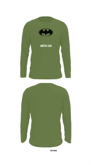 Long Sleeve Performance Shirt, 185th CES, Navy, Teamtime, Team time, sublimation, custom sports apparel, team uniforms, spirit wear, spiritwear, sports uniforms, custom shirts, team store, custom team store, fundraiser sports, apparel fundraiser