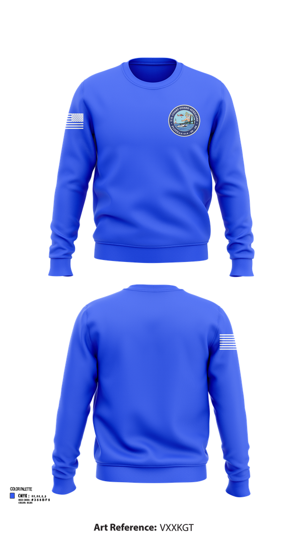 Crew Neck Sweatshirt, Tarrytown Flotilla 014-06-06, Coast Guard, Teamtime, Team time, sublimation, custom sports apparel, team uniforms, spirit wear, spiritwear, sports uniforms, custom shirts, team store, custom team store, fundraiser sports, apparel fundraiser
