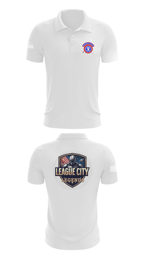 Short Sleeve Performance Polo, LEAGUE CITY RECRUITING, Army, Teamtime, Team time, sublimation, custom sports apparel, team uniforms, spirit wear, spiritwear, sports uniforms, custom shirts, team store, custom team store, fundraiser sports, apparel fundraiser