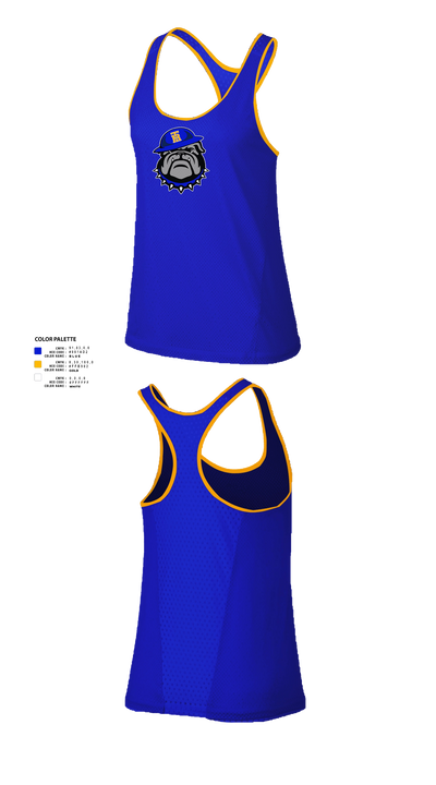 Travelers Rest High School Devildogs Women's Track Singlet - 21