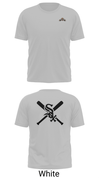 Old School Cotton Feel Shirt, Bessemer White Sox, Baseball, Teamtime, Team time, sublimation, custom sports apparel, team uniforms, spirit wear, spiritwear, sports uniforms, custom shirts, team store, custom team store, fundraiser sports, apparel fundraiser
