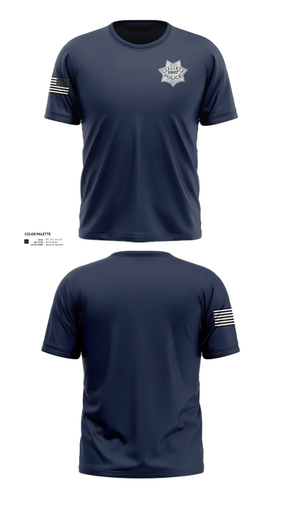 Coalinga Police Department Old School Cotton Feel Shirt - 23
