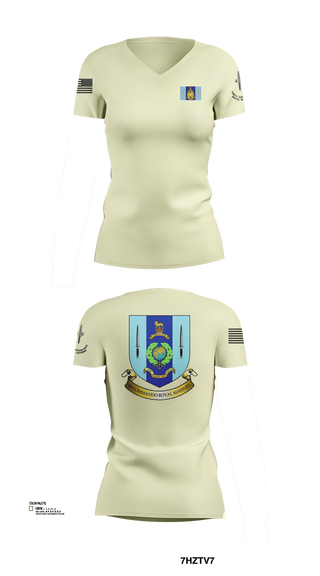 Womens Short Sleeve Vneck Shirt, 40 Royal marine commando, , Teamtime, Team time, sublimation, custom sports apparel, team uniforms, spirit wear, spiritwear, sports uniforms, custom shirts, team store, custom team store, fundraiser sports, apparel fundraiser