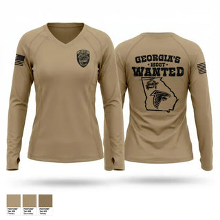 Womens Long Sleeve Vneck Shirt, A-Co 1-171, National Guard, Teamtime, Team time, sublimation, custom sports apparel, team uniforms, spirit wear, spiritwear, sports uniforms, custom shirts, team store, custom team store, fundraiser sports, apparel fundraiser