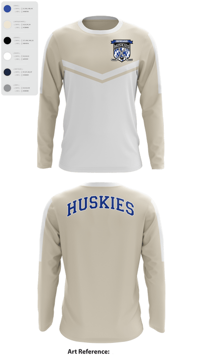 HOWARD COUNTY YOUTH HOCKEY CLUB 22258826 Long Sleeve Performance Shirt -1