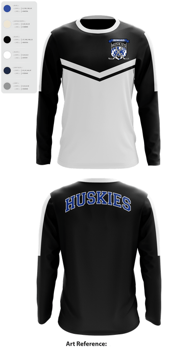 HOWARD COUNTY YOUTH HOCKEY CLUB 22258826 Long Sleeve Performance Shirt -2