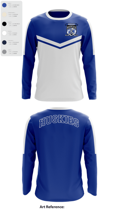 HOWARD COUNTY YOUTH HOCKEY CLUB 22258826 Long Sleeve Performance Shirt -3