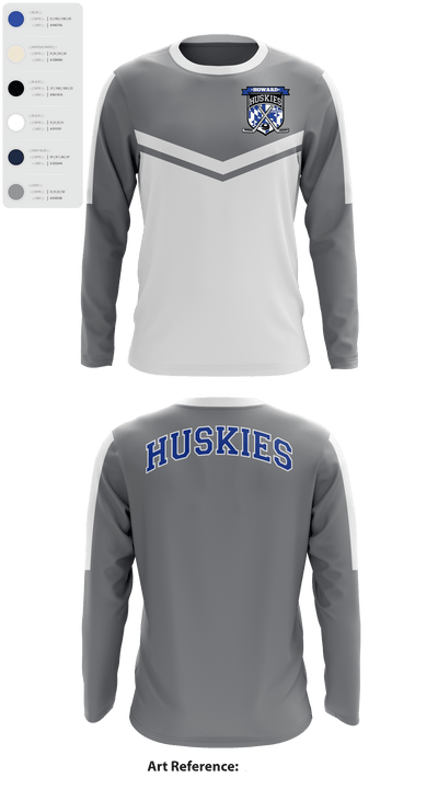 HOWARD COUNTY YOUTH HOCKEY CLUB 22258826 Long Sleeve Performance Shirt -4
