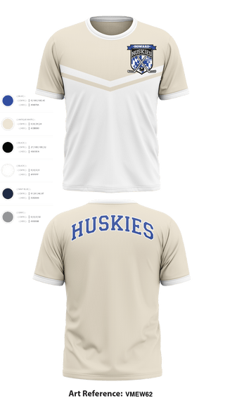 HOWARD COUNTY YOUTH HOCKEY CLUB 22258826 Short Sleeve Performance Shirt - 1