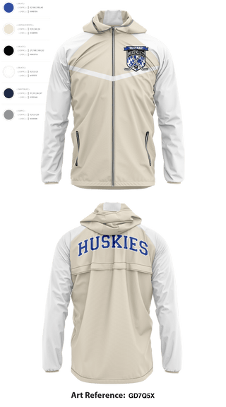 HOWARD COUNTY YOUTH HOCKEY CLUB 22258826 Windbreaker - 1