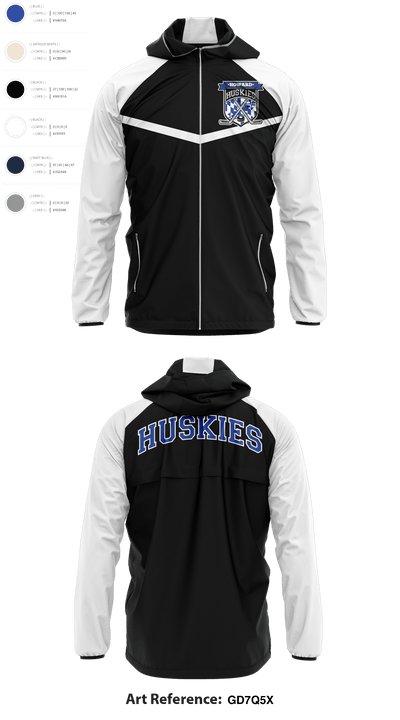 HOWARD COUNTY YOUTH HOCKEY CLUB 22258826 Windbreaker - 2