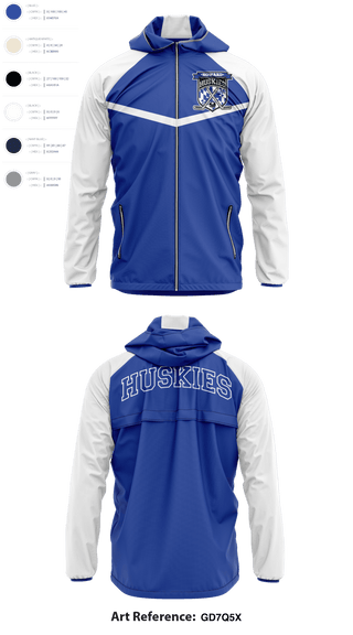 HOWARD COUNTY YOUTH HOCKEY CLUB 22258826 Windbreaker - 3