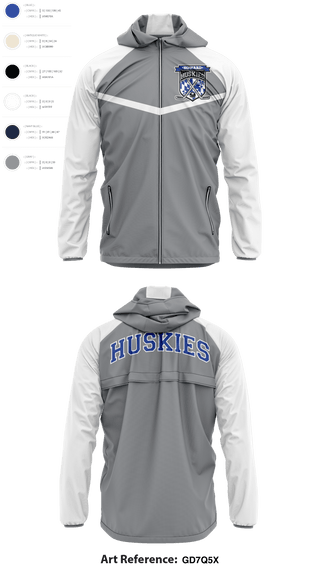 HOWARD COUNTY YOUTH HOCKEY CLUB 22258826 Windbreaker - 4