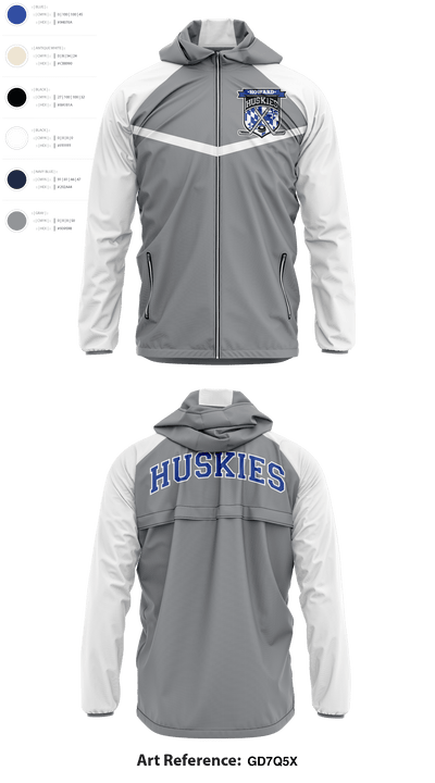 HOWARD COUNTY YOUTH HOCKEY CLUB 22258826 Windbreaker - 4