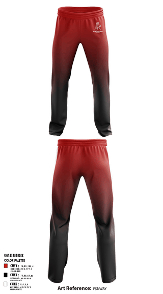 Red Lake County Central Volleyball 76259613 Sweatpants - 1