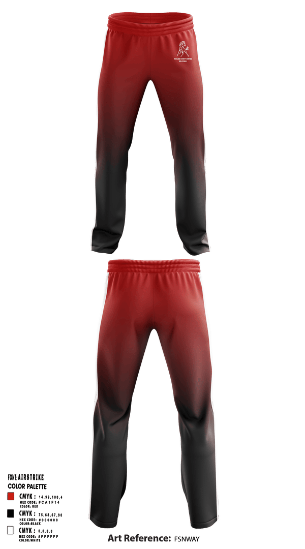 Red Lake County Central Volleyball 76259613 Sweatpants - 1