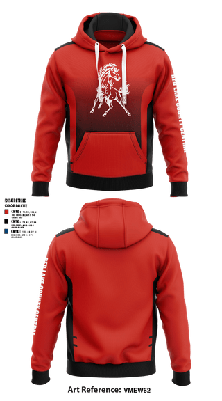 Red Lake County Central Volleyball 76259613 Hoodie - 3