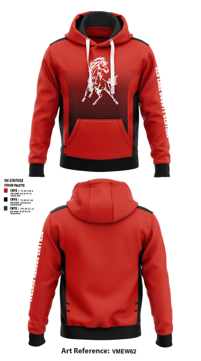 Red Lake County Central Volleyball 76259613 Hoodie - 3