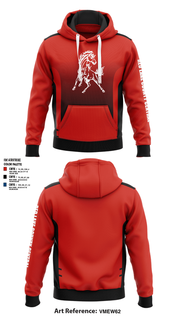 Red Lake County Central Volleyball 76259613 Hoodie - 3