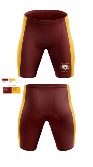 NORTH BERGEN HIGH SCHOOL VOLLEYBALL 16729860 Men's Compression Shorts - 1