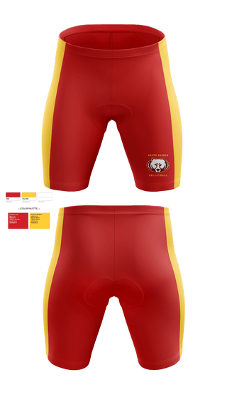 NORTH BERGEN HIGH SCHOOL VOLLEYBALL 16729860 Men's Compression Shorts -2