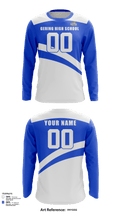 Gering High School Volleyball 94429714 Long Sleeve Performance Shirt - 156