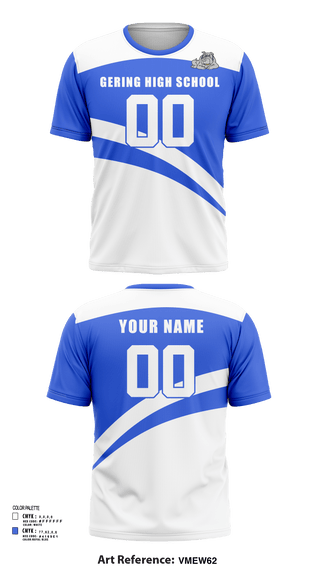 Gering High School Volleyball 94429714 Short Sleeve Performance Shirt - 156