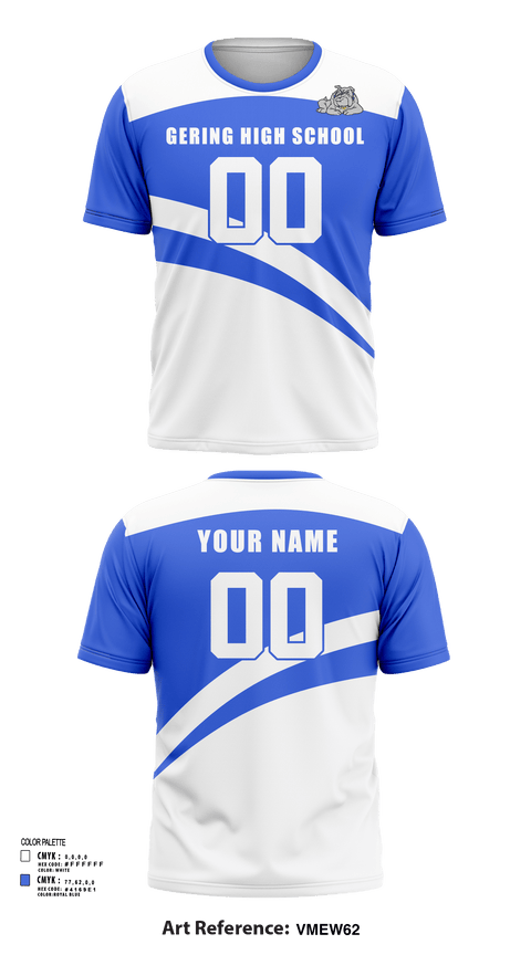 Gering High School Volleyball 94429714 Short Sleeve Performance Shirt - 156