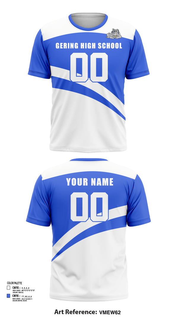 Gering High School Volleyball 94429714 Short Sleeve Performance Shirt - 156