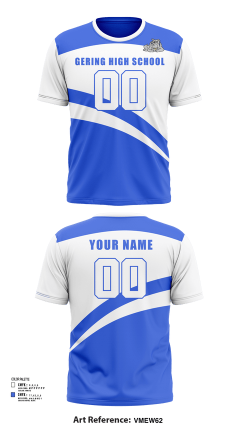 Gering High School Volleyball 94429714 Short Sleeve Performance Shirt - 157