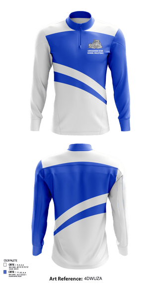 Gering High School Volleyball 94429714 Quarter Zip Jacket - 3