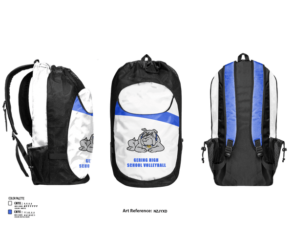 Gering High School Volleyball 94429714 Gear Bag - 156