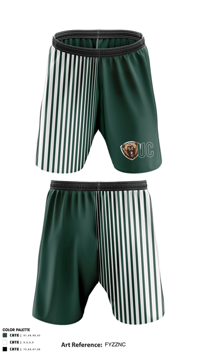 UNION CITY AREA HIGH SCHOOL VOLLEYBALL 82574689 ATHLETIC SHORTS WITH POCKET -2