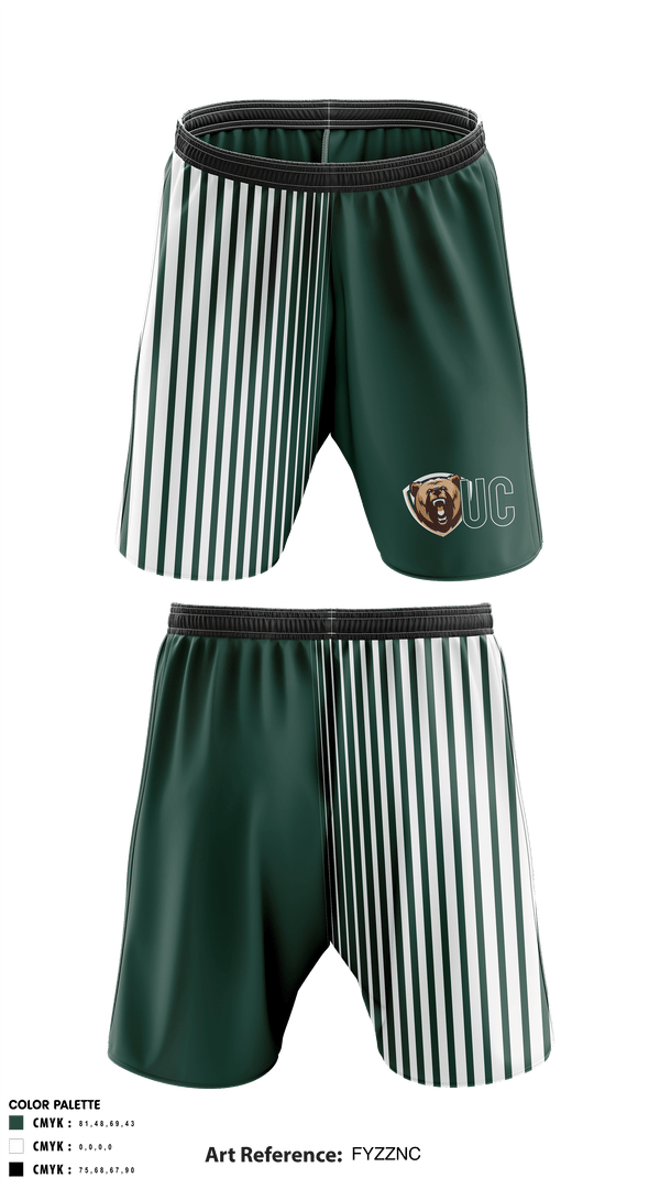 UNION CITY AREA HIGH SCHOOL VOLLEYBALL 82574689 ATHLETIC SHORTS WITH POCKET -2