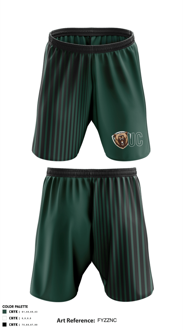 UNION CITY AREA HIGH SCHOOL VOLLEYBALL 82574689 Athletic Shorts With Pocket -1