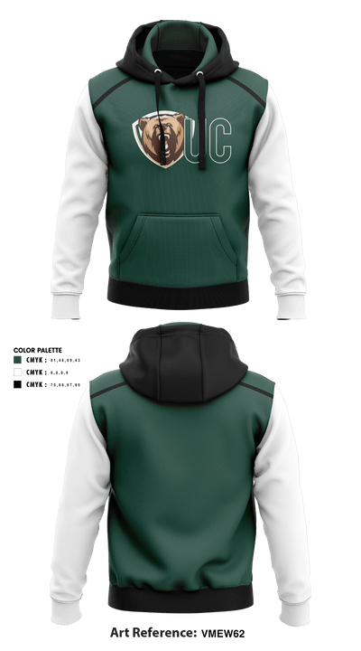 UNION CITY AREA HIGH SCHOOL VOLLEYBALL 82574689-Hoodie 1