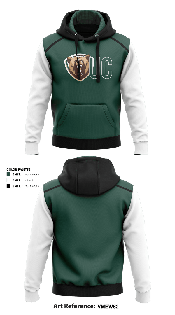 UNION CITY AREA HIGH SCHOOL VOLLEYBALL 82574689-Hoodie 1