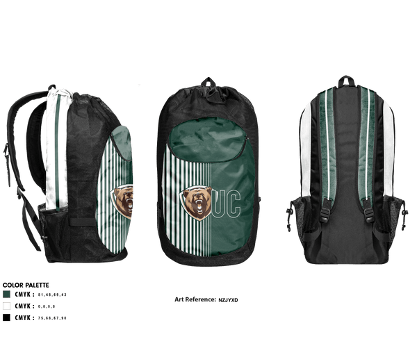 UNION CITY AREA HIGH SCHOOL VOLLEYBALL 82574689 Gear Bag - 1