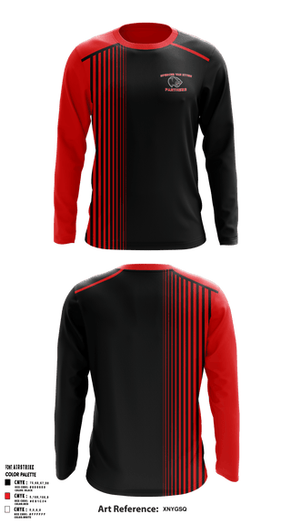 Spencer-Van Etten Middle School Volleyball 95267512 Long Sleeve Performance Shirt - 3