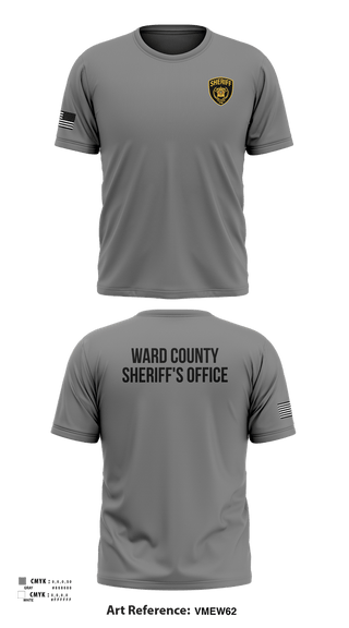 Old School Cotton Feel Shirt, Ward County Sheriff's Office, Police, Teamtime, Team time, sublimation, custom sports apparel, team uniforms, spirit wear, spiritwear, sports uniforms, custom shirts, team store, custom team store, fundraiser sports, apparel fundraiser