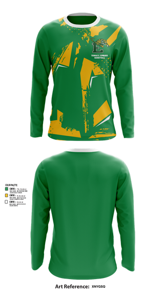 Long Sleeve Performance Shirt, Thomas E. Edwards Basketball, Men's Basketball, Teamtime, Team time, sublimation, custom sports apparel, team uniforms, spirit wear, spiritwear, sports uniforms, custom shirts, team store, custom team store, fundraiser sports, apparel fundraiser