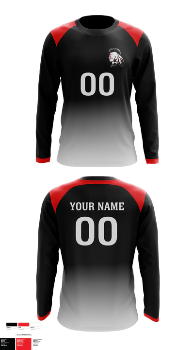 SHAWNEE HIGH SCHOOL VOLLEYBALL 34723371 Long Sleeve Performance Shirt - 1