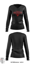 Franklin Senior High School Volleyball 23457023 Women's Long Sleeve V-neck Shirt - 4