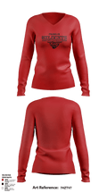 Franklin Senior High School Volleyball 23457023 Women's Long Sleeve V-neck Shirt - 5