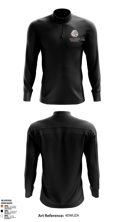 Rural Retreat High School Volleyball 1602998 Quarter Zip Jacket - 2