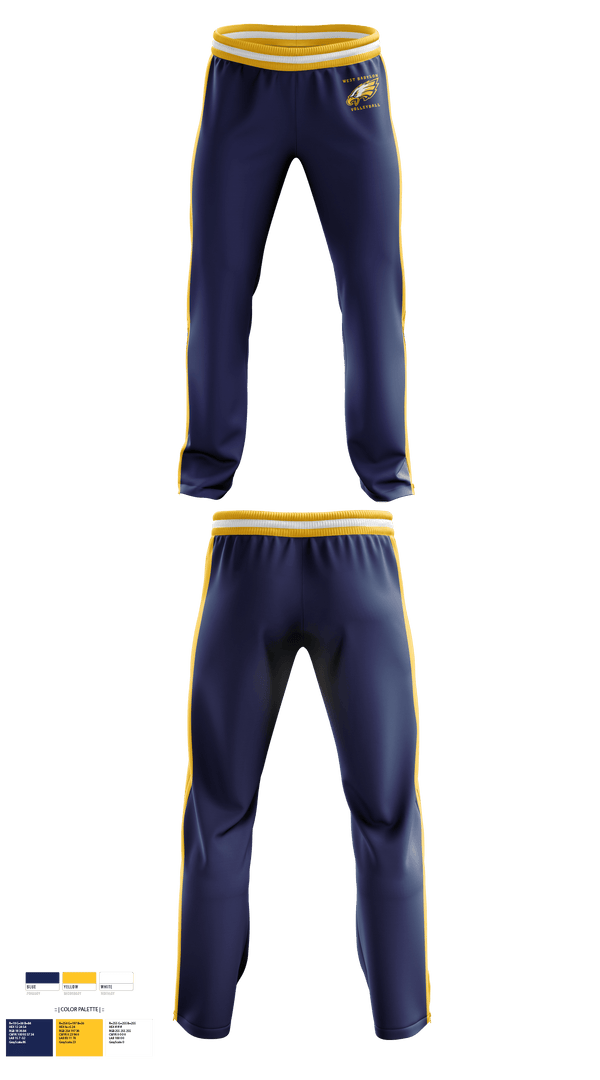 West Babylon High School	Volleyball 94859140 Sweatpants - 1