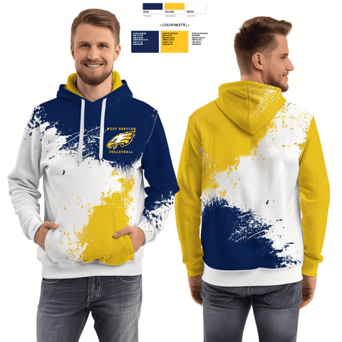 West Babylon High School	Volleyball 94859140 Hoodie - 2