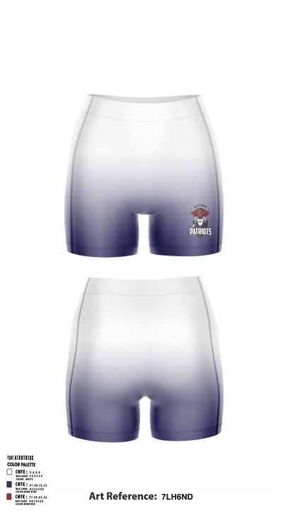 Victory Baptist Academy Volleyball 64921832 Women's Compression Shorts - 1